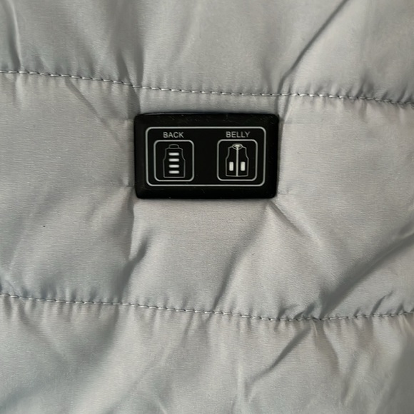 Heated vest size L light grey, battery operated/charge pack included - unisex - Picture 2 of 6